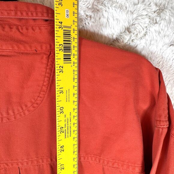 Greatland Apparel‎ Shirt Men's XXL Long Sleeve Heavyweight Cotton Orange - Picture 9 of 11